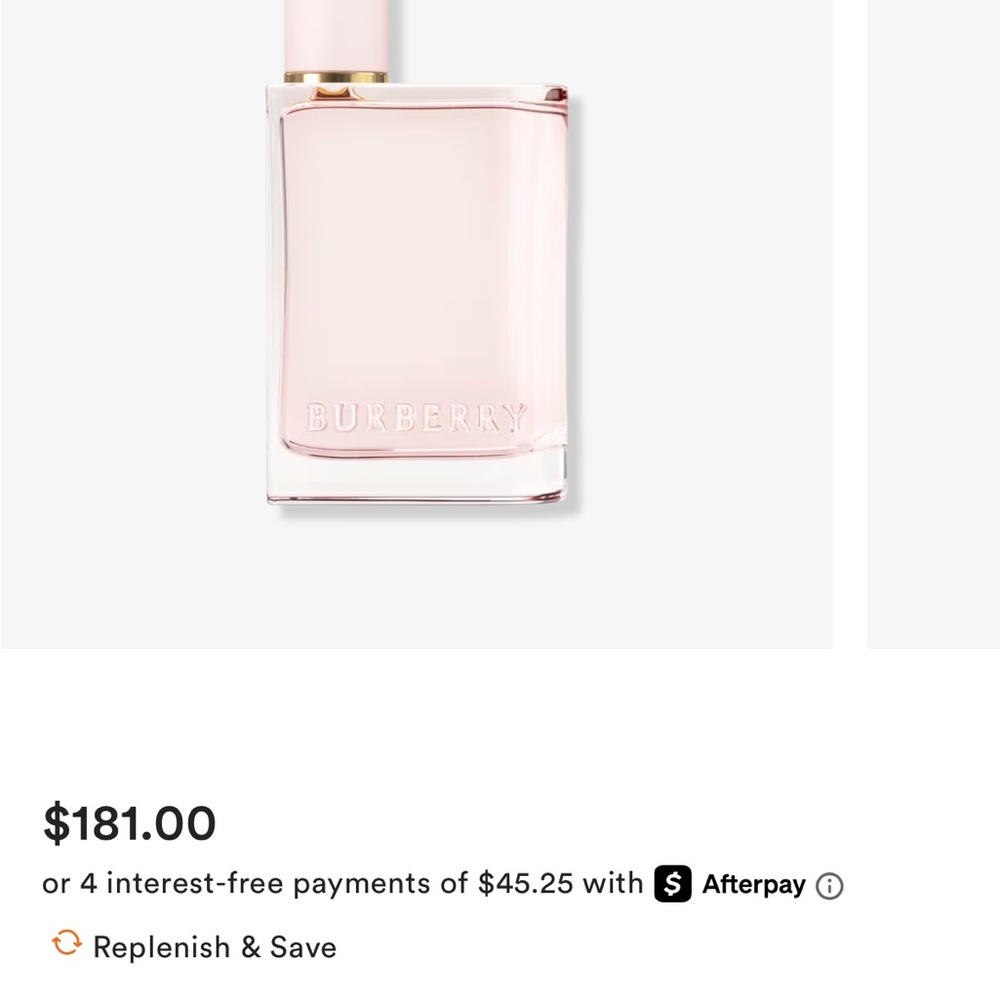 Burberry Her Perfume 3.3oz bottle